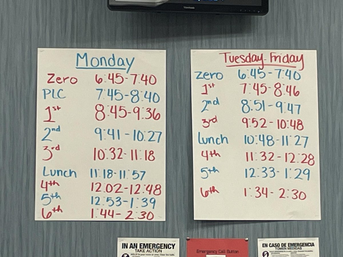 Eastmont’s New Bell Schedule