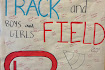 Eastmont Track and Field poster made by Eastmont Senate.
